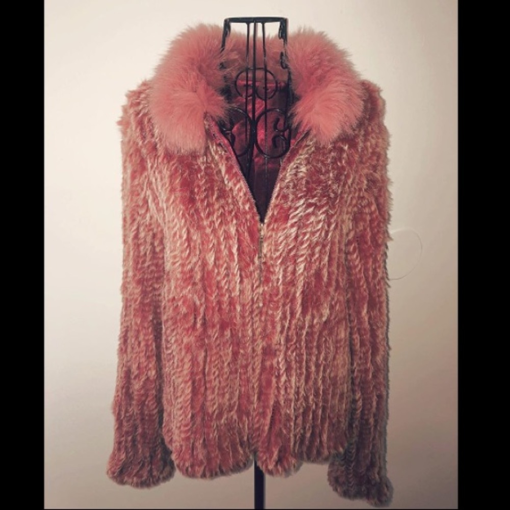 Lightweight fur jacket